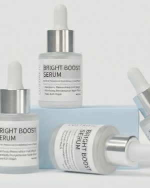 Bright Boost Serum Chromabright, Niacinamide, Tranexamic Acid untuk Memudarkan Flek, Merawat Skin Barrier, Memudarkan Bekas Jerawat dan Mencerahkan Kulit Wajah