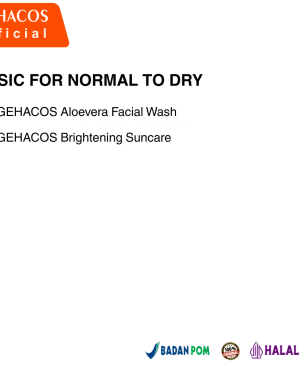 GEHACOS Basic For Normal To Dry, Moisturizes Skin, Anti Oxidant, Skin Barrier, Anti Aging,  SPF 49+