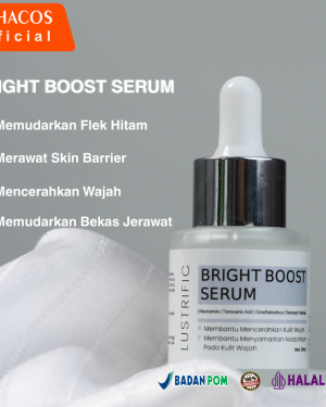 LUSTRIFIC Bright Boost Serum Chromabright - Memudarkan Flek & Bekas Jerawat - Skin Barrier - Glowing