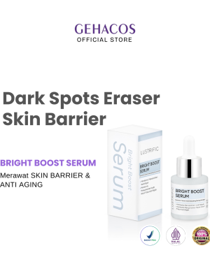 LUSTRIFIC Bright Boost Serum Chromabright - Memudarkan Flek & Bekas Jerawat - Skin Barrier - Glowing
